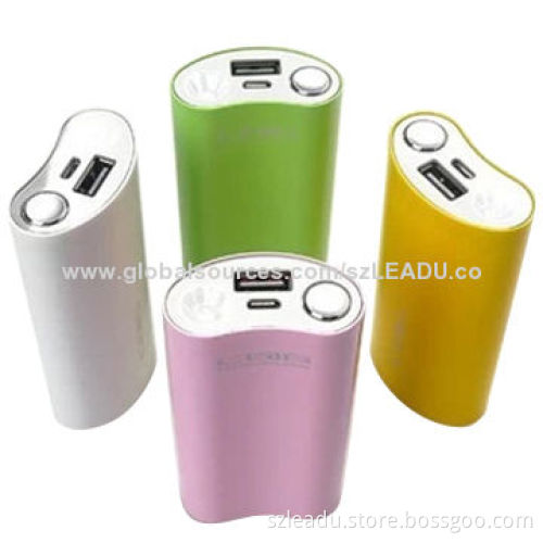 5,200mAh New Design Portable Universal Power banks, Smile Face